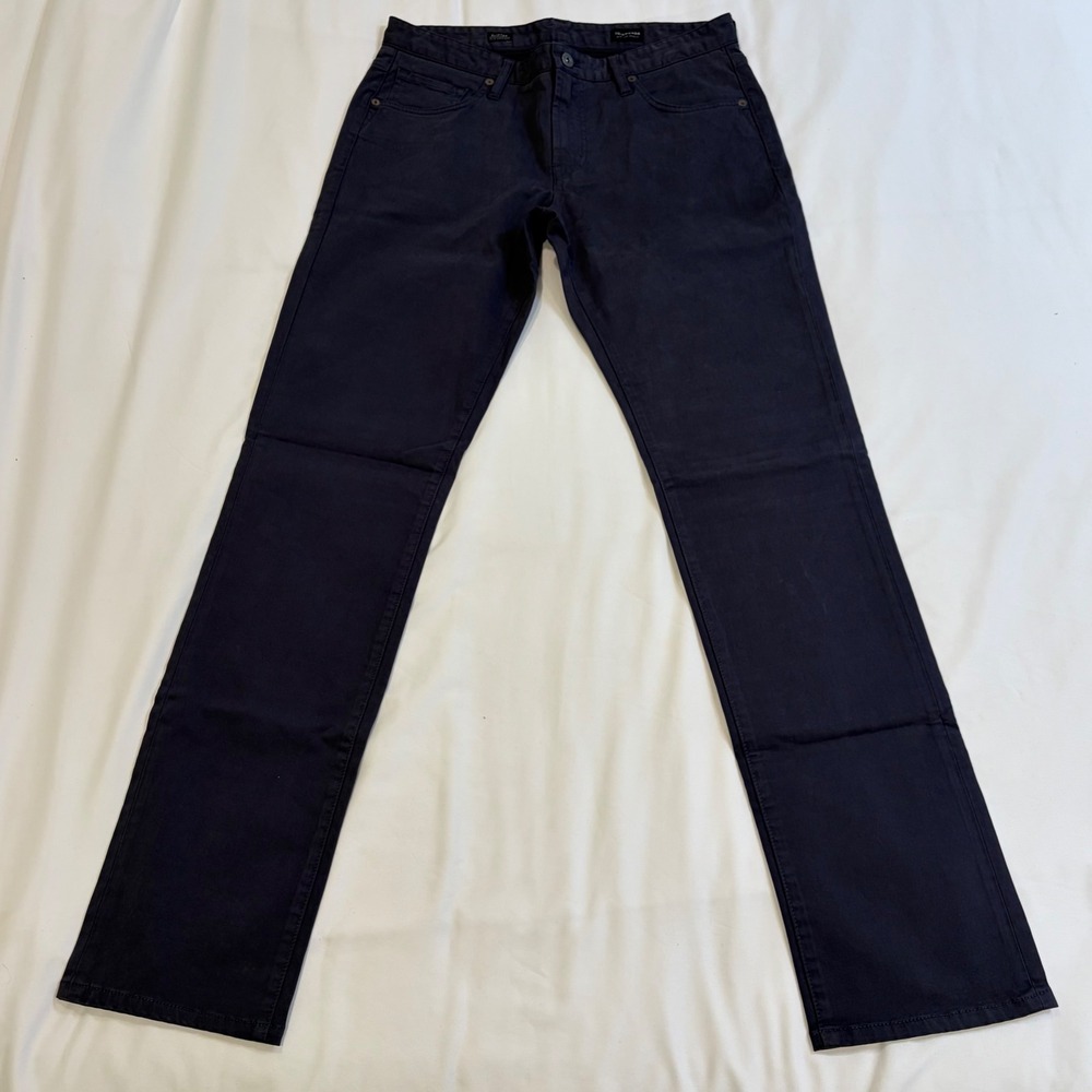 7 Diamonds Clifton Slim Straight Pants Mens 32x34 Charcoal Gray Chino Trousers